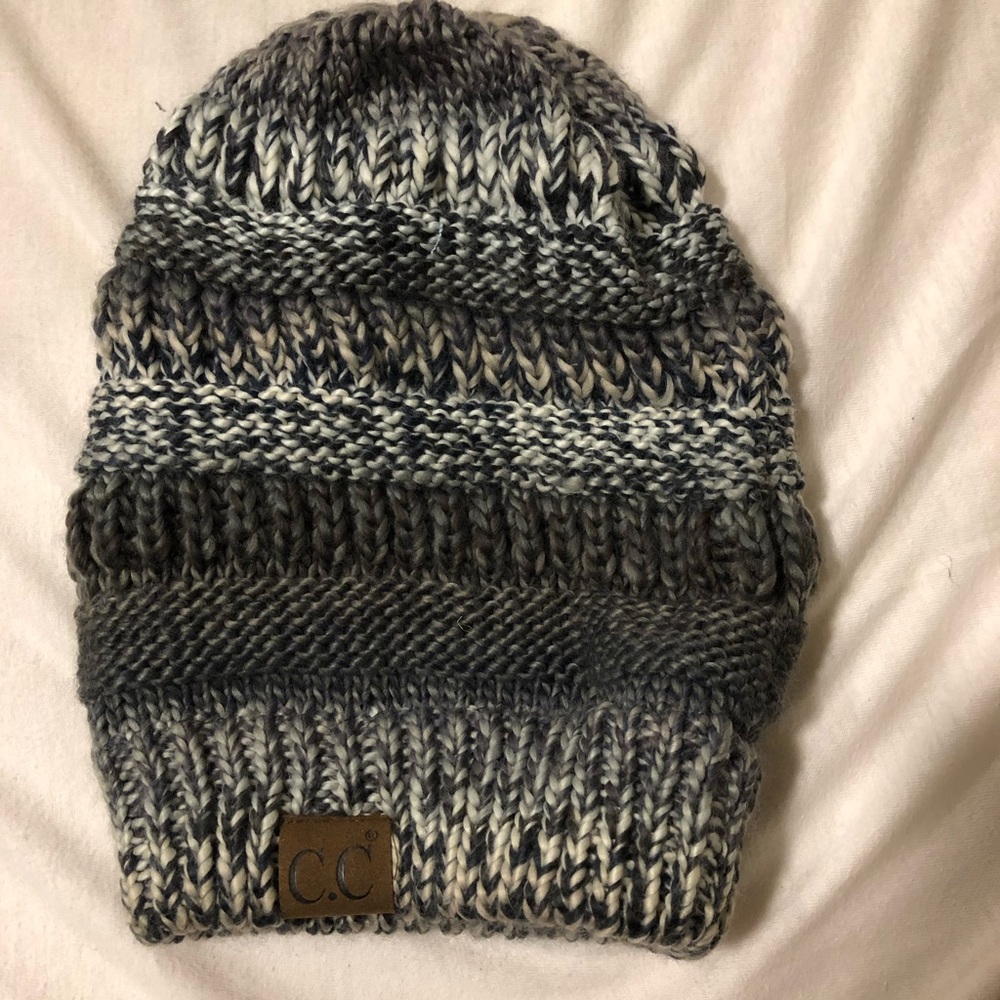 CC Beanie with bun hole